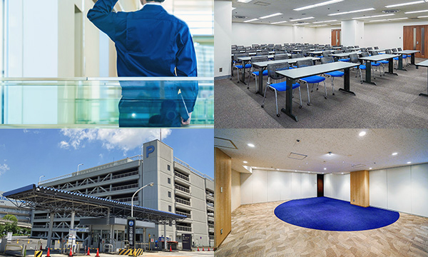 大規模ビルならではのセキュリティと複合施設